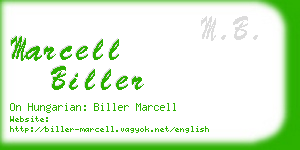 marcell biller business card